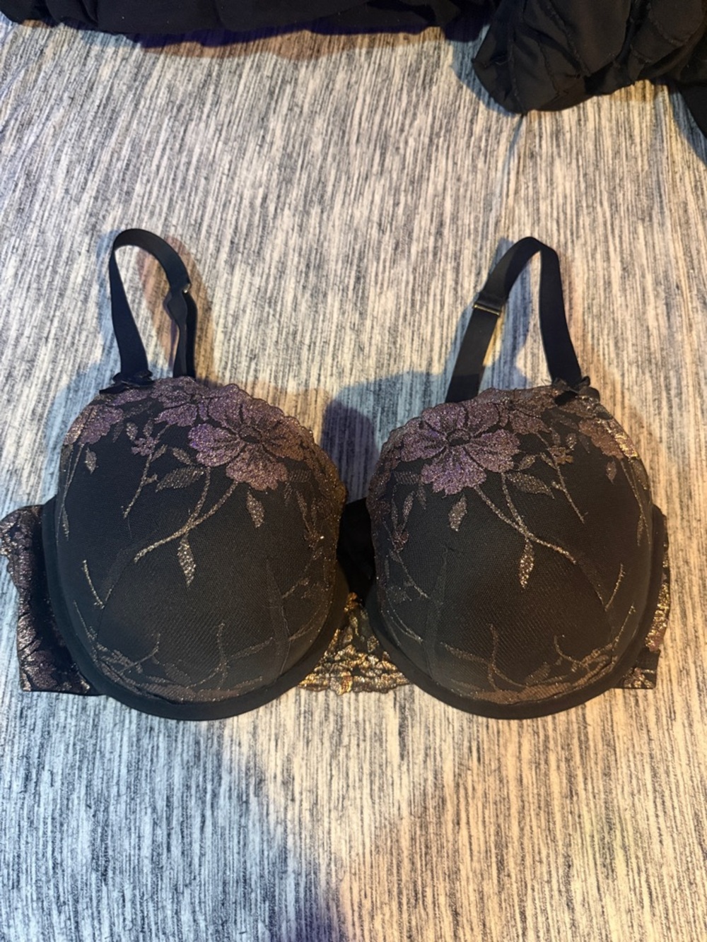 Cacique Black Underwire Bra 40DDD
